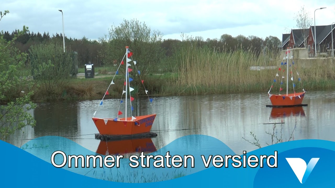 Ommer straten versierd