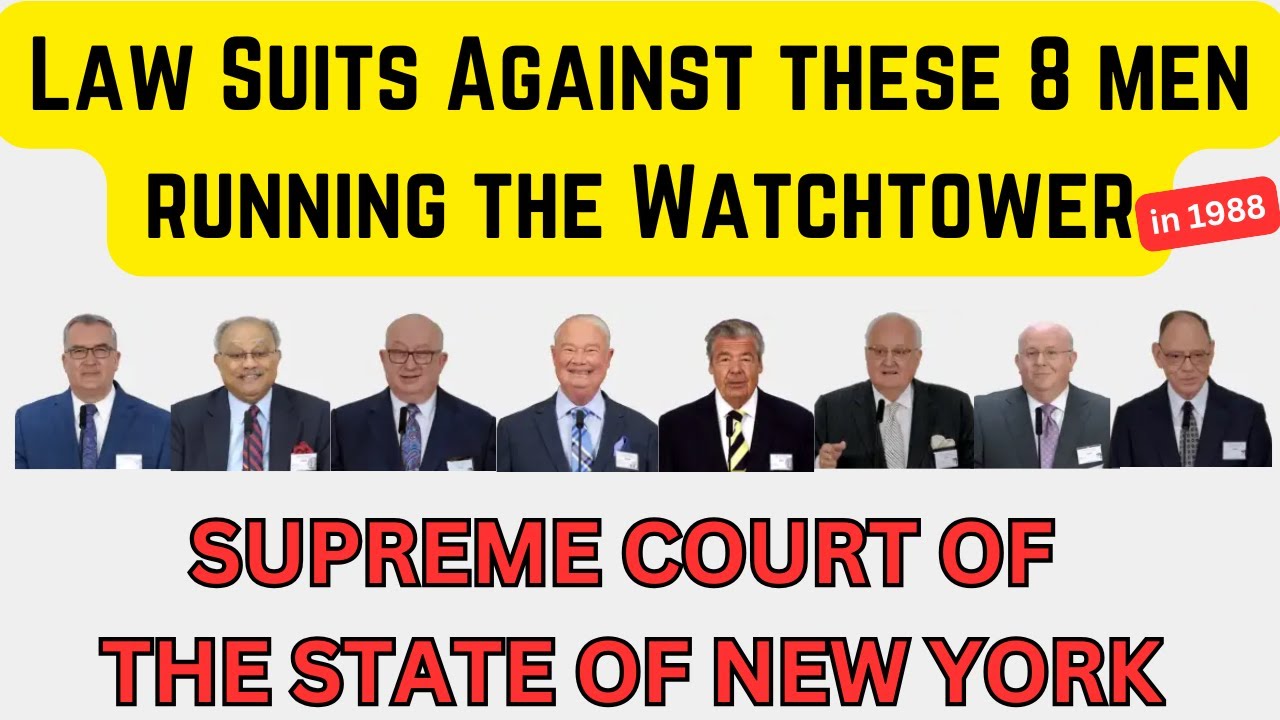 Governing Body of JW.org is being Sued !!