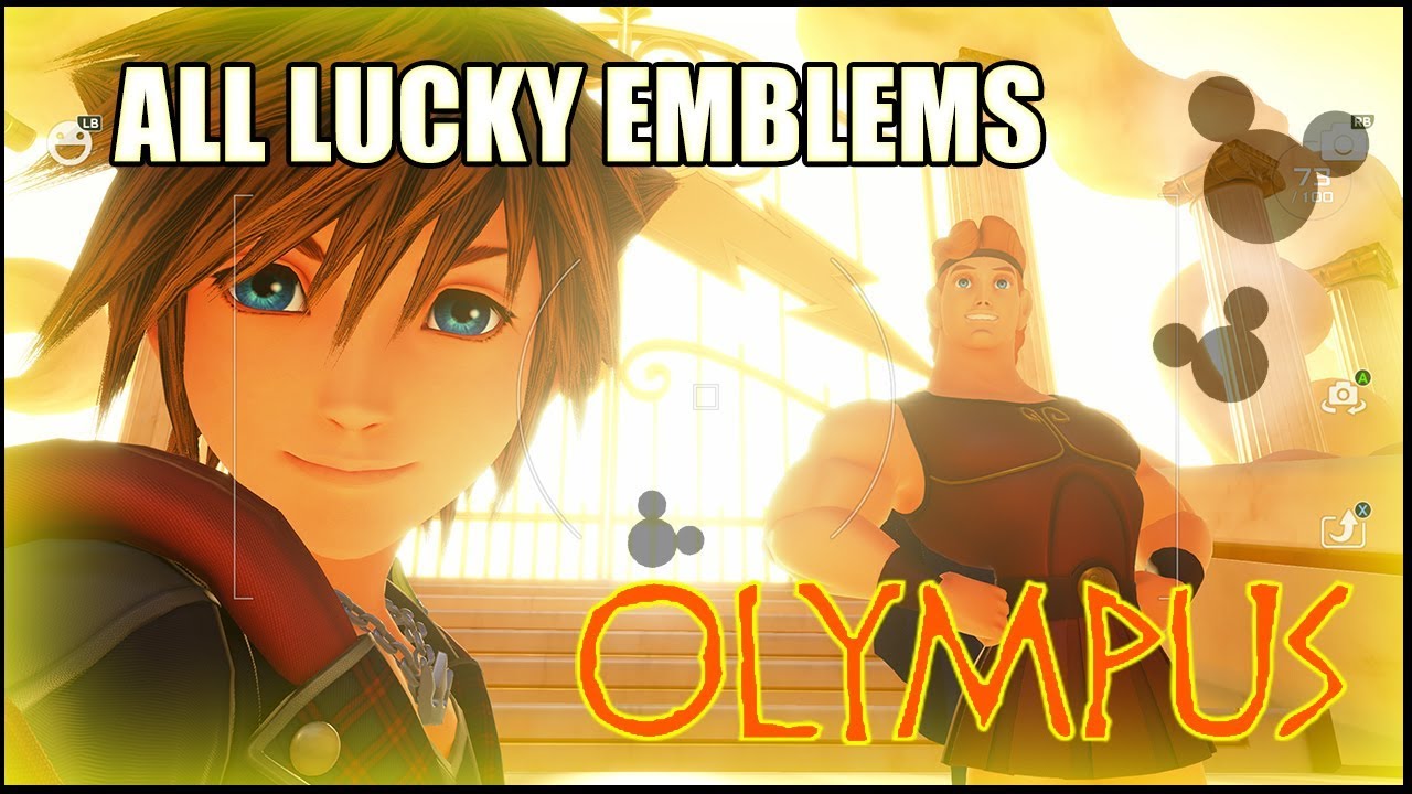 All Lucky Emblem Locations: Olympus - Kingdom Hearts 3