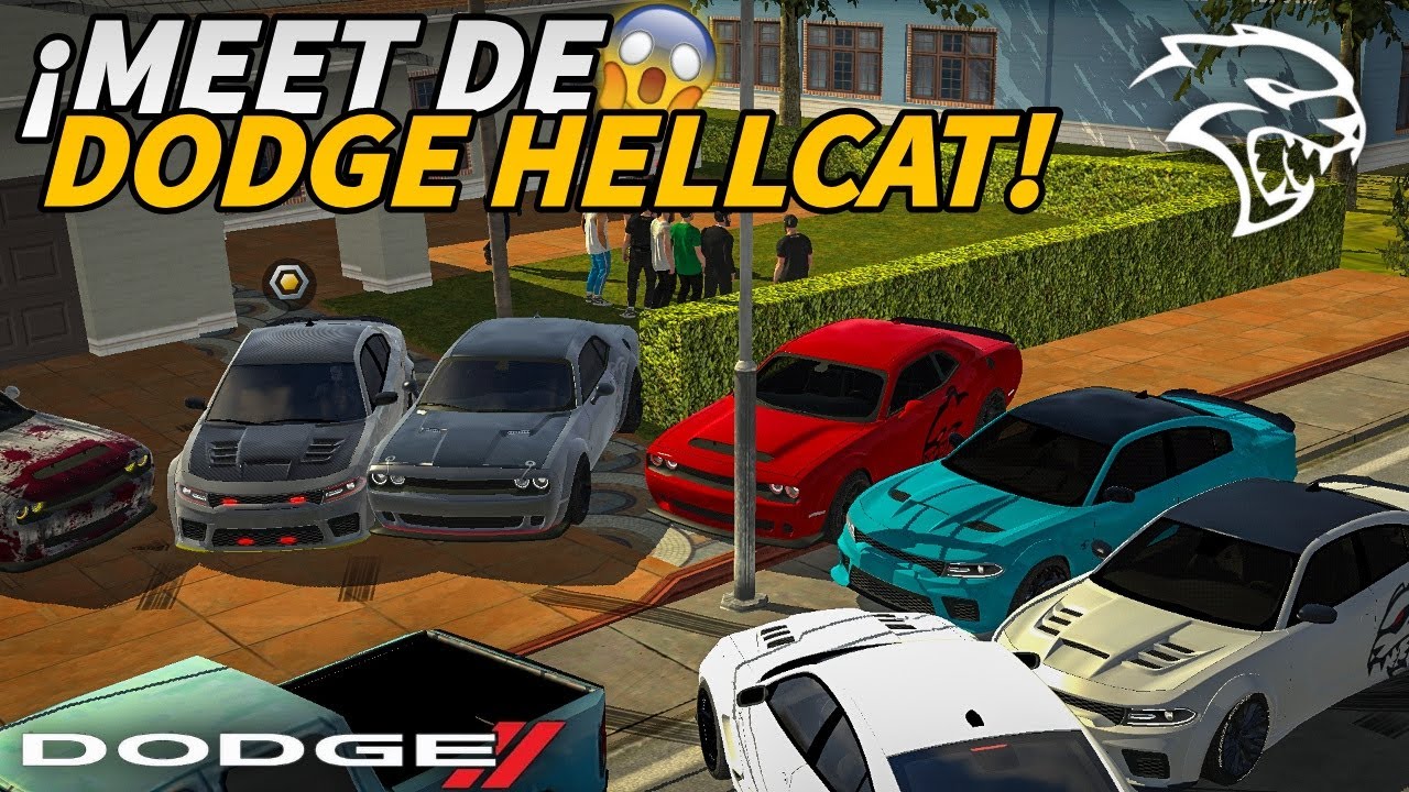 RODADA DODGE CHALLENGER/CHARGER HELLCAT | CAR PARKING MULTIPLAYER 🚦