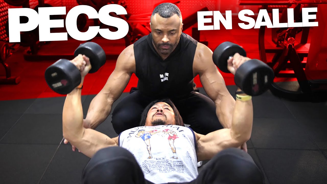 AVOIR DES GROS PECS - Bruno me coache en salle ! Séance pectoraux