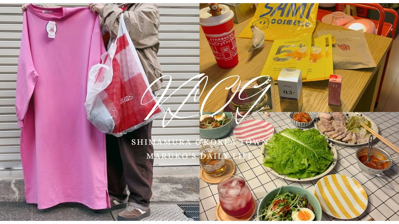 ［主婦の日常］韓国コスメ&しまむら購入品🍔#更年期＃主婦  #日常  #40代  #50代  ＃韓国コスメ#アラフォー＃しまむら＃ファッション＃ぽっちゃり#anua #nastumi＃addcolor