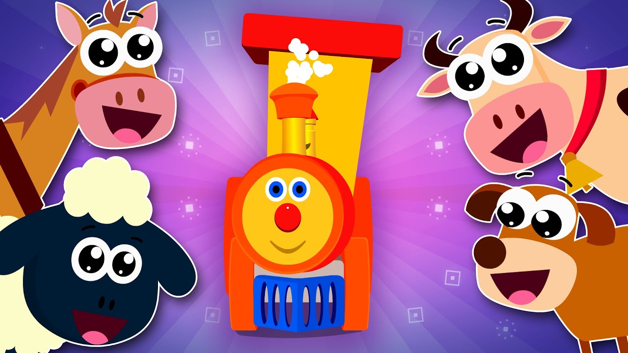 Ben The Train - Ben Goes To MacDonald's Farm | Old MacDonald Had A Farm | Nursery Rhymes For Kids