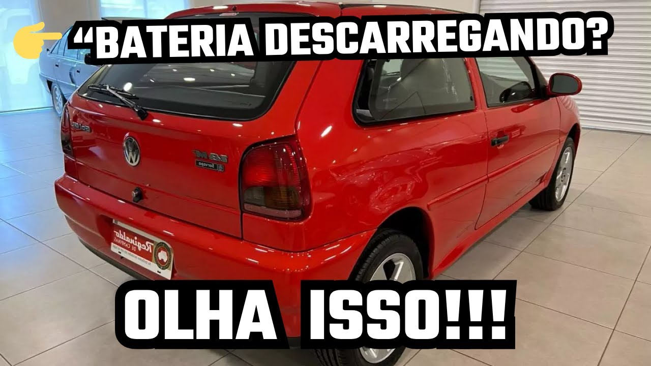 Gol bola descarregando a bateria