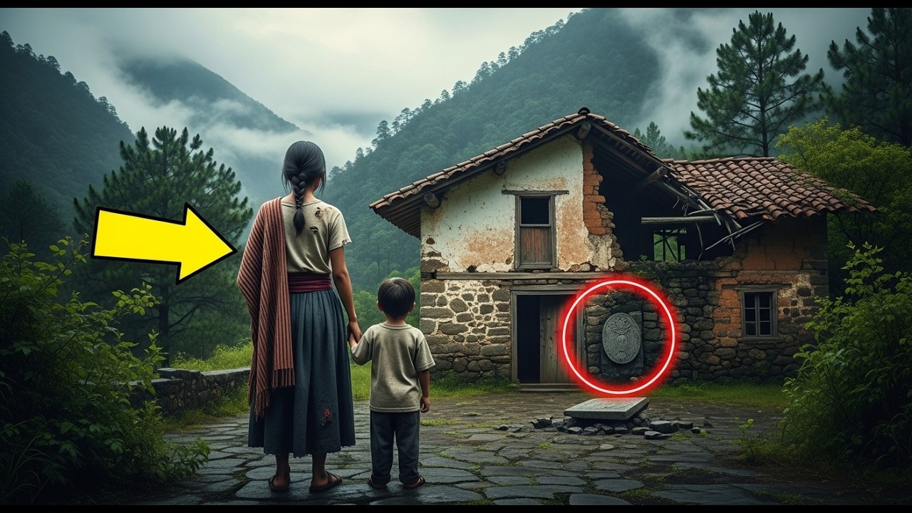Sola con un hijo de 3 años heredó una finca en ruinas. Lo que halló bajo una piedra cambió todo