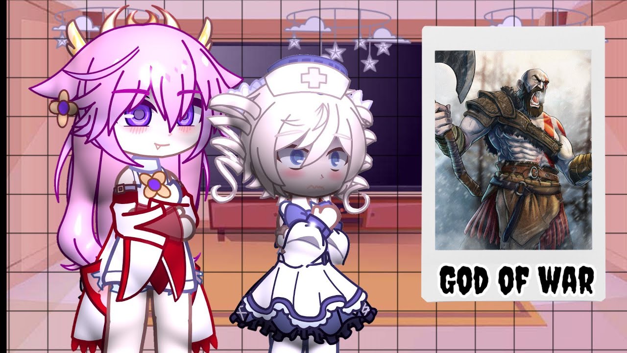 🦊🌸🦊[Rus/Eng] Genshin Impact react Kratos[God of War] 🦊🌸🦊
