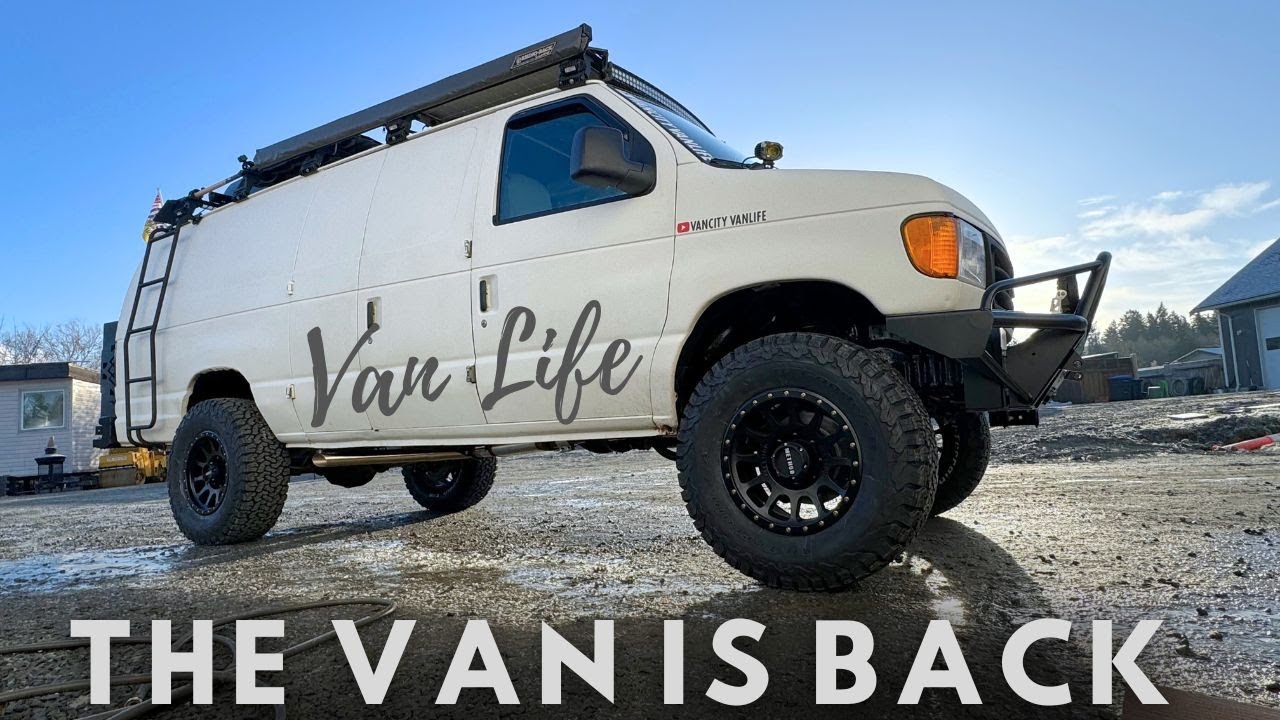 THE VAN IS BACK. Driving It For The First Time. BACK TO VAN LIFE