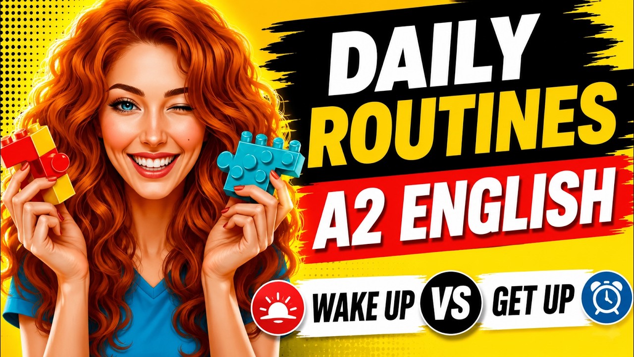 A2 Daily Routines Podcast | Phrases & Expressions for English Speaking Practice