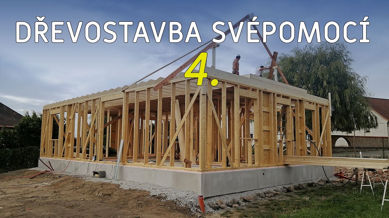 4. díl - Dřevostavba svépomocí - příčky a zkouška krovu