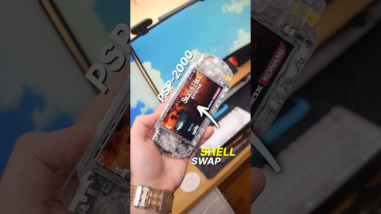 PSP-2000 TRANSPARENT SHELL SWAP 🕹