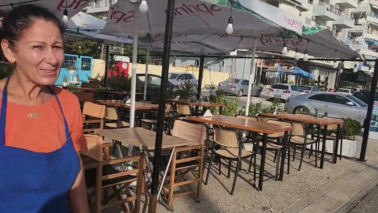 Vlore - restaurants/cafes along the lungomare area near the main city center #Albania  #travel
