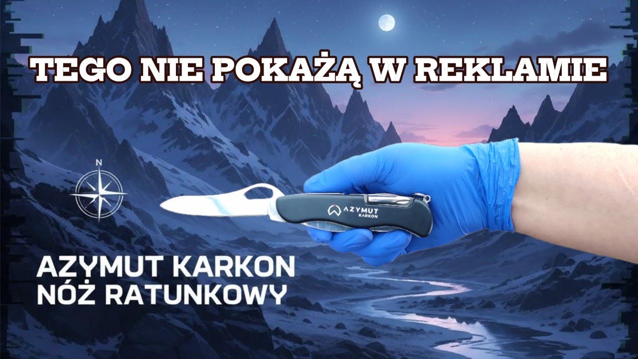 AZYMUT KARKON: Czy to w og&oacute;le jest N&Oacute;Ż? Brutalny test i recenzja! ❌