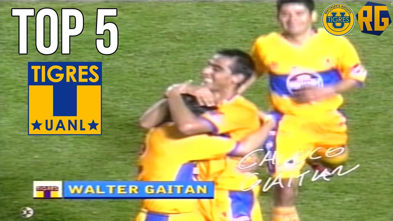 TOP 5 GOLES DE WALTER GAITÁN CON TIGRES UANL