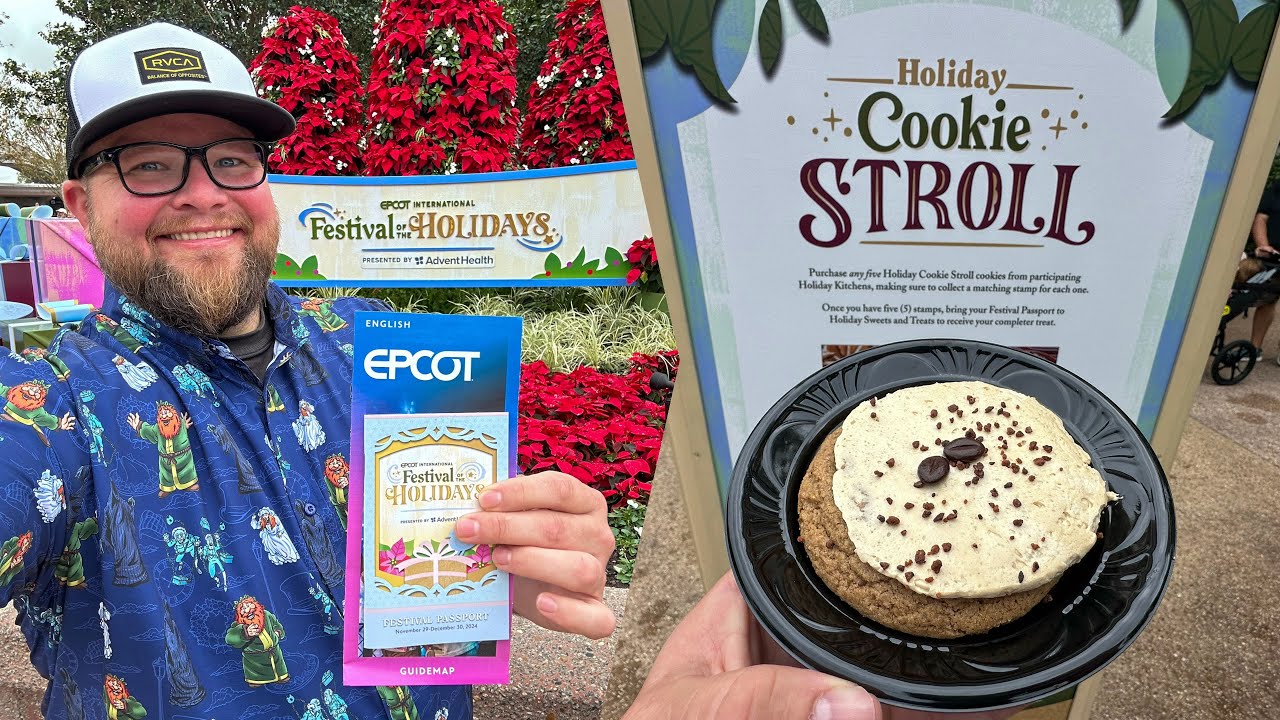 EPCOT Festival of the Holidays | Complete Cookie Stroll | NEW Food & Shows | Walt Disney World￼