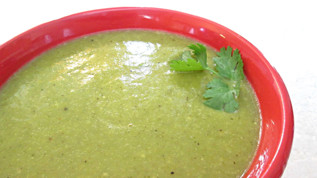 Green Enchilada Sauce - Fresh Tomatillos and Anaheim Peppers - PoorMansGourmet