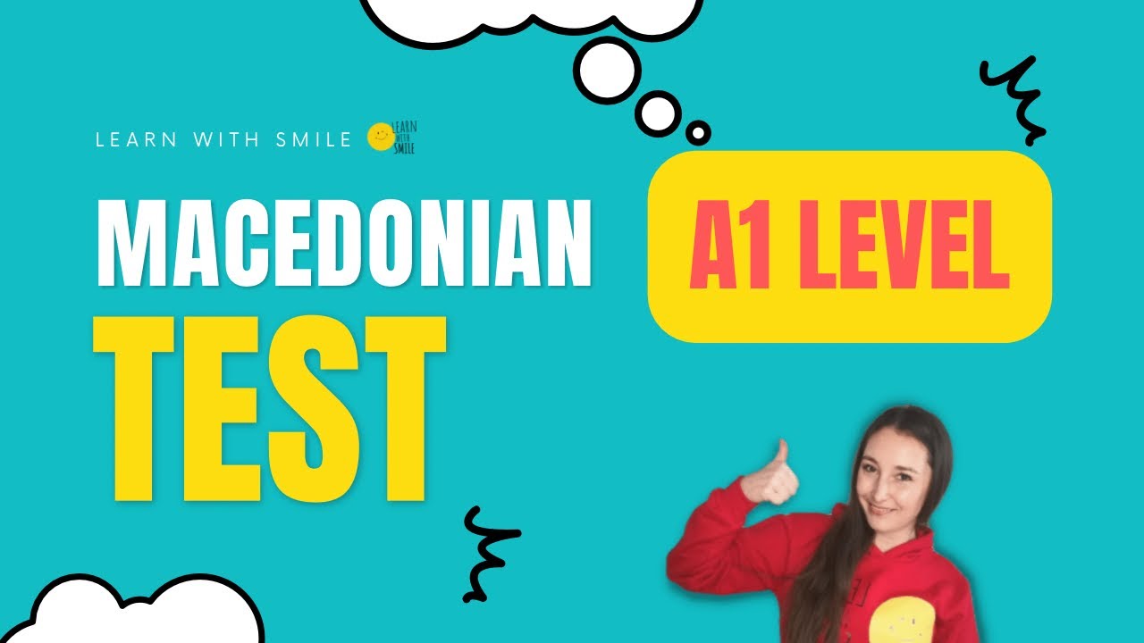 Macedonian A1 level test | Makedonca A1 sınavı | Learnwithsmile