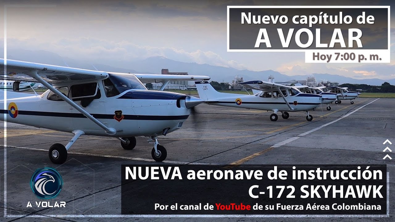 Cessna-172 Skyhawk, la nueva aeronave de instrucción de la Escuela Militar de Aviación | A Volar