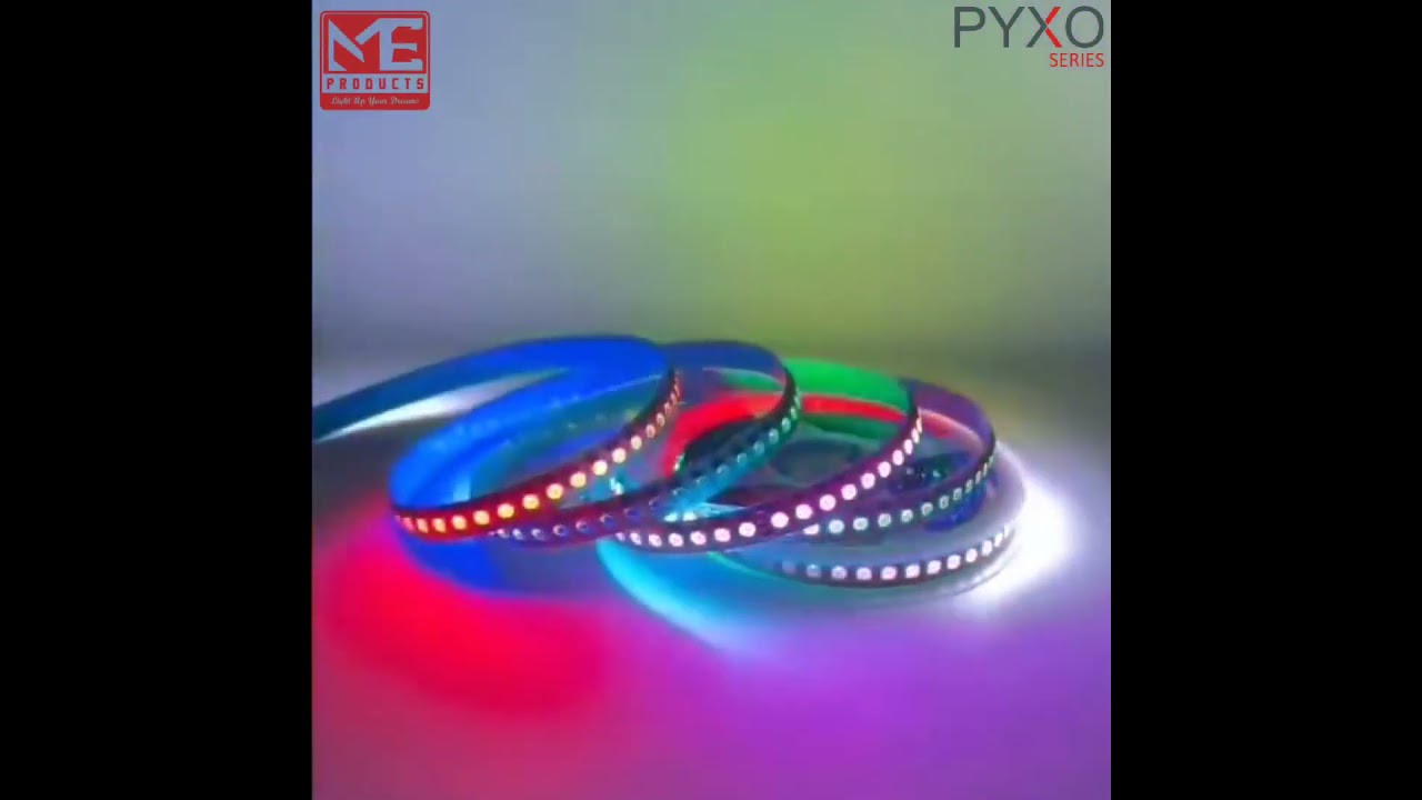 ME/PYXO Series - SPI Addressable LED Striplight (Live Video)