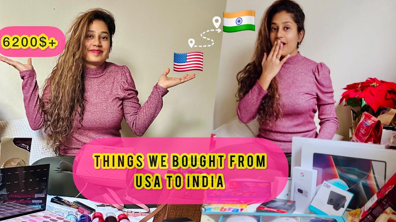 Things to buy from USA to INDIA 🛍️|Gifts shopping for family IN India from America *Shopping Haul*