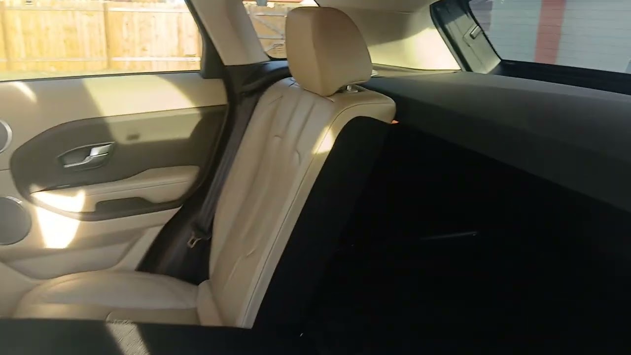 How to Fold Down Rear Seats in a Range Rover Evoque (2011&ndash;2018) | Back Seat Folding Guide