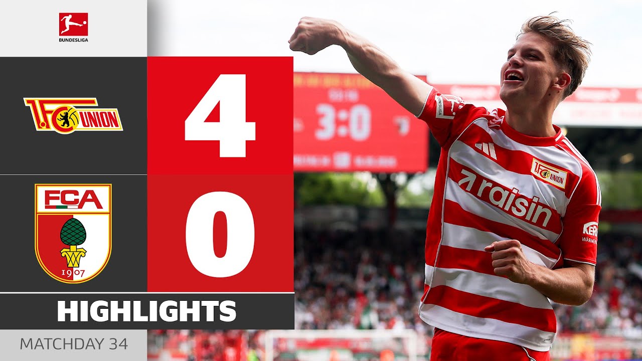 Farewell Done Right For Eta! | UNION BERLIN - FC AUGSBURG | Highlights | MD 34 Bundesliga 25/26