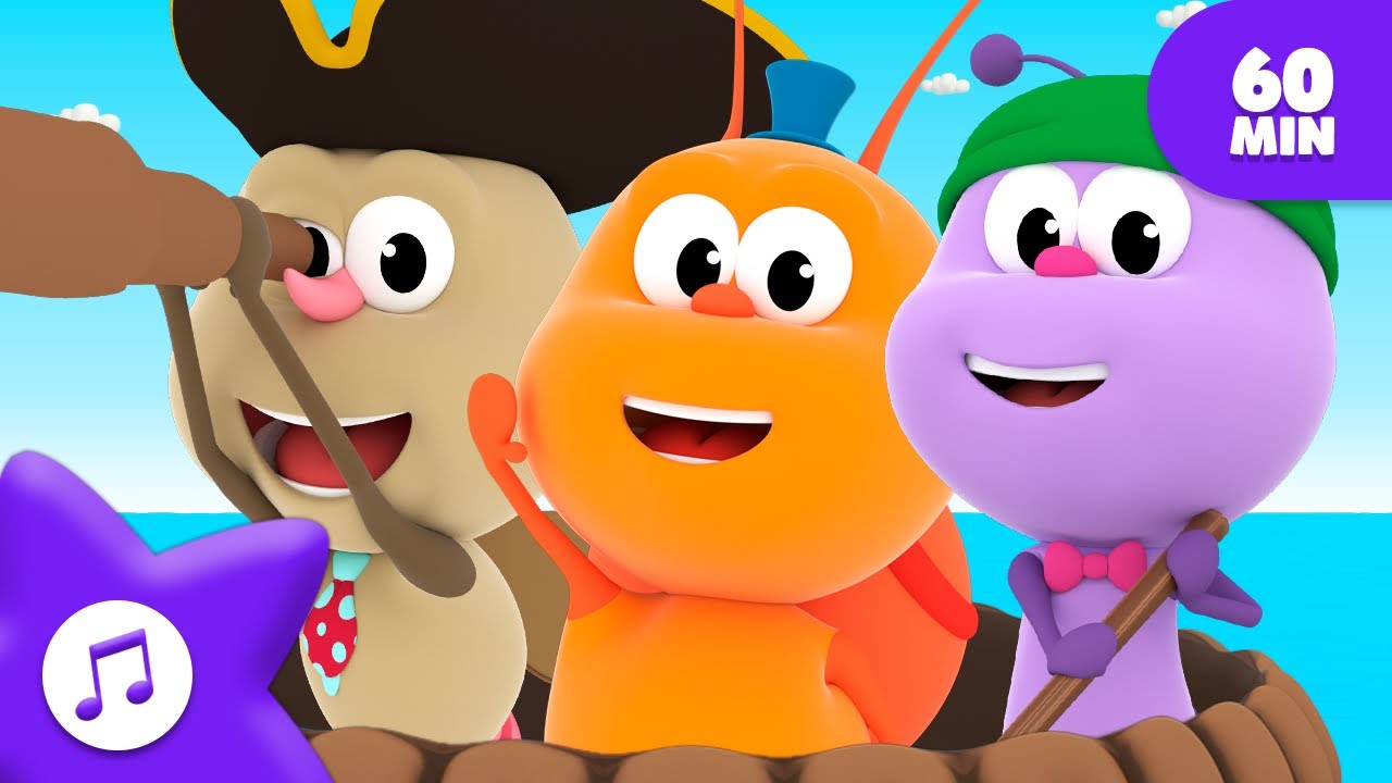 Canto en el mar con Los Bichitos Girando Van 🎵 BICHIKIDS 🐞 MIX 🌈 Música Infantil