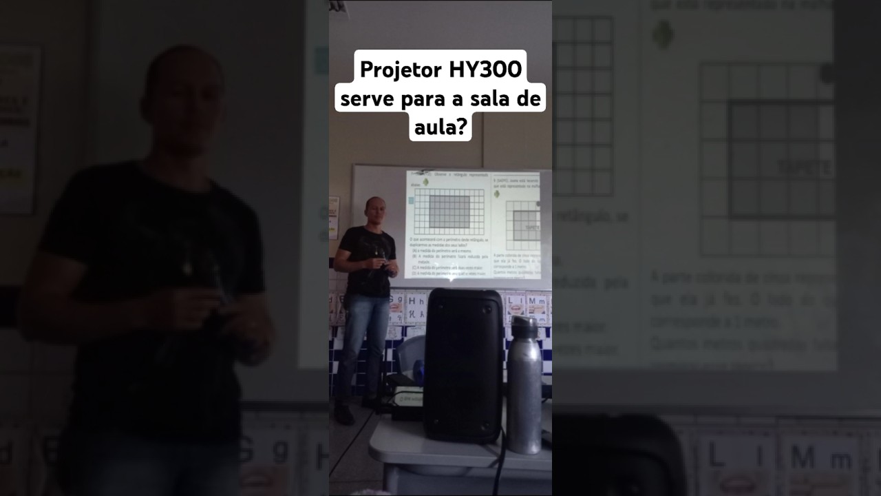 Projetor HY300 serve mesmo para a sala de aula? #professor