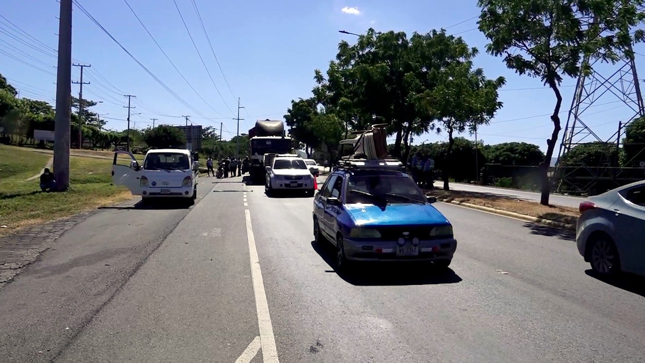Nicaragua reporta más de mil 300 colisiones y 45 lesionados en solo una semana