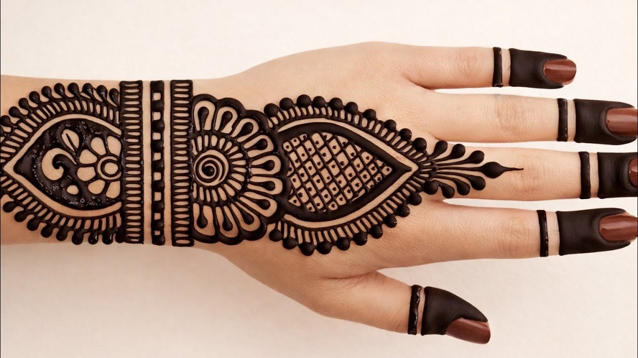 Simple Back Hand Mehndi Designs । Mehandi। Mehndi Designs।  Mehandi Design