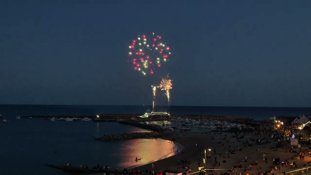 lyme Regis summer firework display August 1 2025