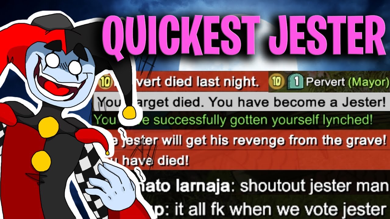 MY TARGET WAS MAYOR?! QUICKEST JESTER WIN | Town of Salem Ranked Jester