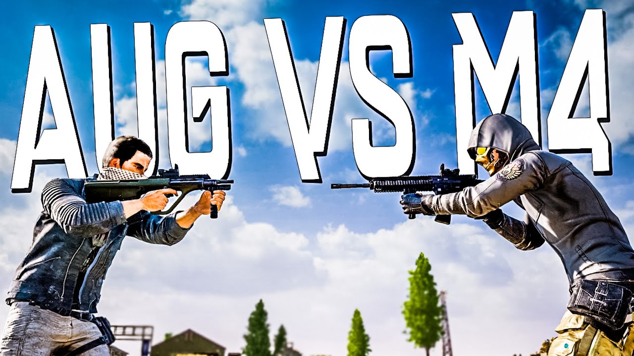 AUG VS M416 - Which one is BETTER? Comparison & evaluation - PUBG