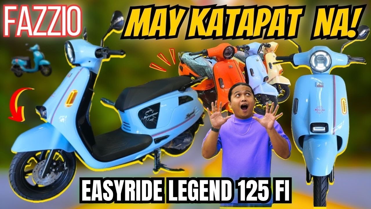 Fazzio may Katapat na! Easyride Legend 125 FI ng Motorstar!