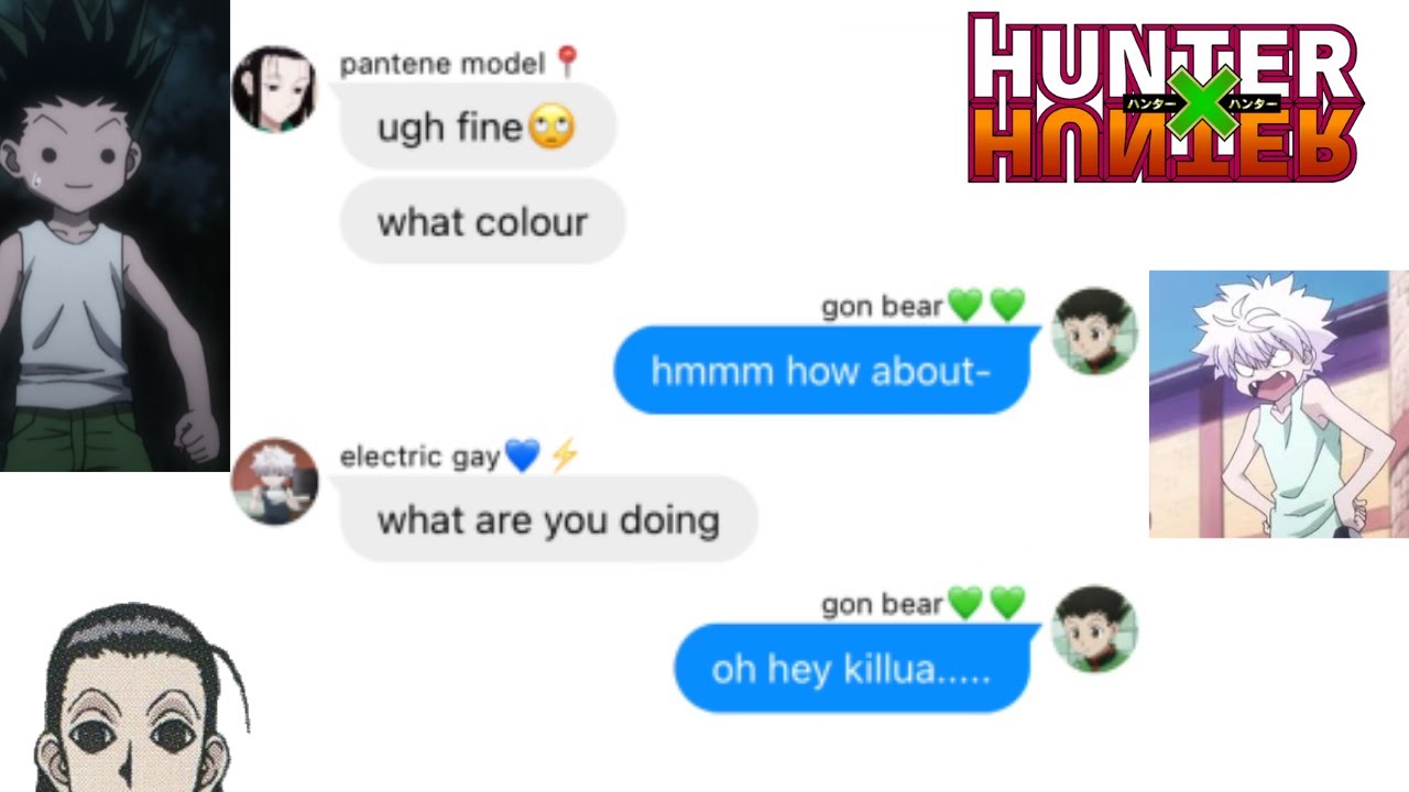 illumi is nice to gon - hxh texts👀👀