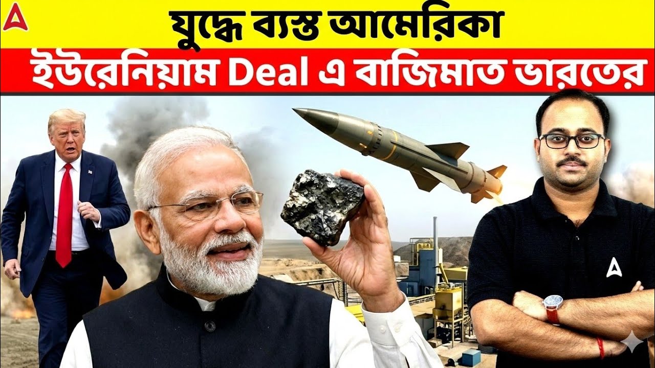 যুদ্ধে ব্যস্ত আমেরিকা | ইউরেনিয়াম Deal এ বাজিমাত ভারতের  By Subhadip Sir | SKILL BANGLA 