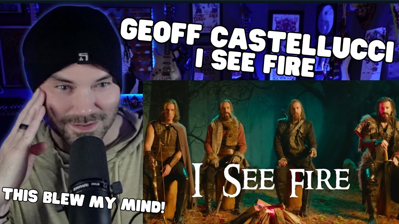 Metal Vocalist First Time Reaction - I SEE FIRE - Geoff Castellucci