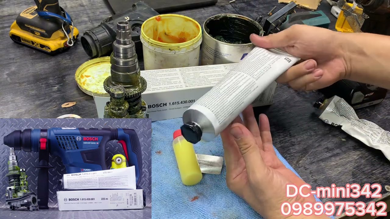 Mở bò chuyên cho cụm nhông khoan bê tông búa hơi MAKITA và BOSCH