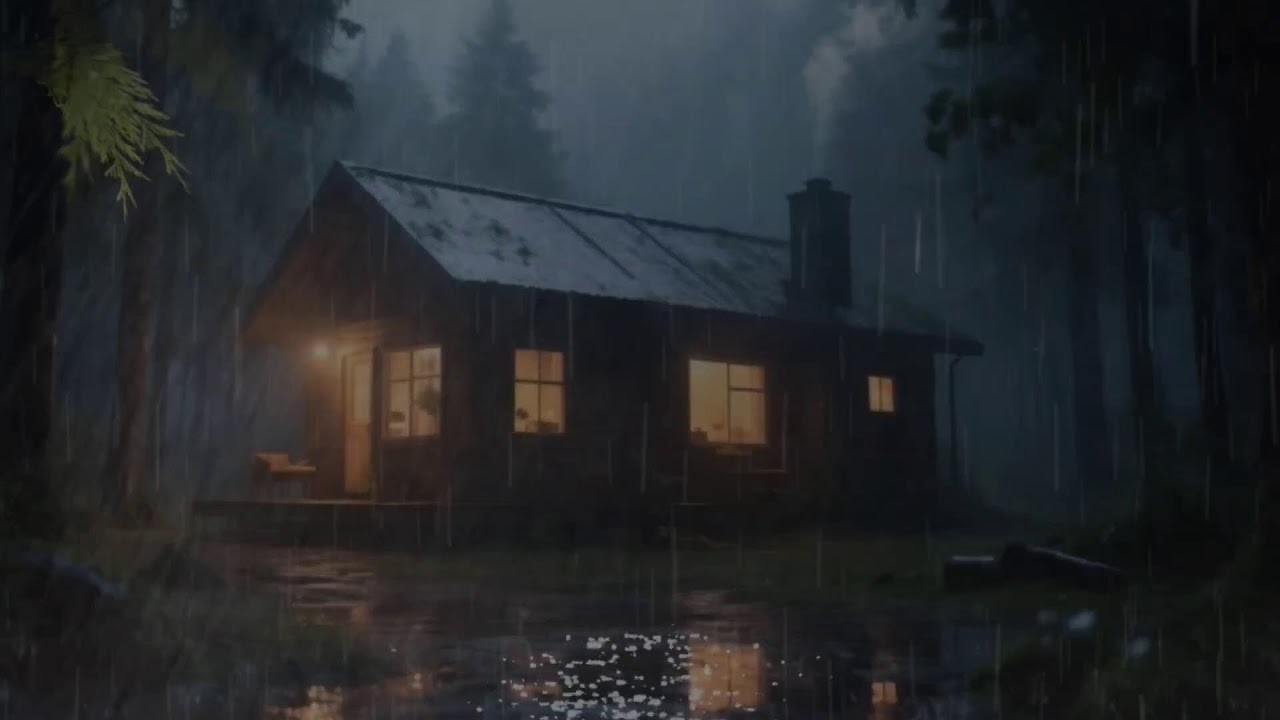 🌧️ Rainstorm & Thunder Sounds for Deep Sleep | Anxiety & Stress Relief