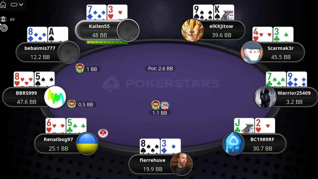 SCOOP 60-H $530 NLHE bebaimis777 | flerrehuve | BC1989RF - Final Table Replay