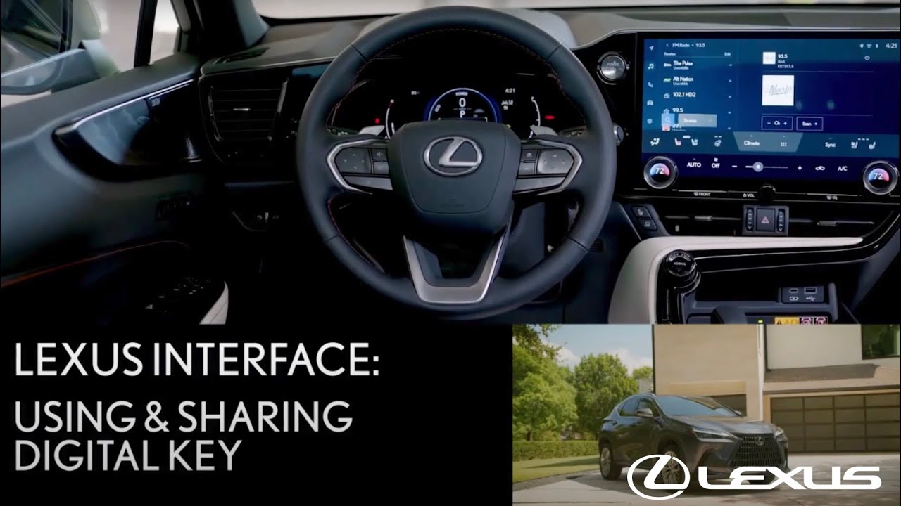 Lexus How-To: Lexus Interface Multimedia System - Digital Key | Lexus