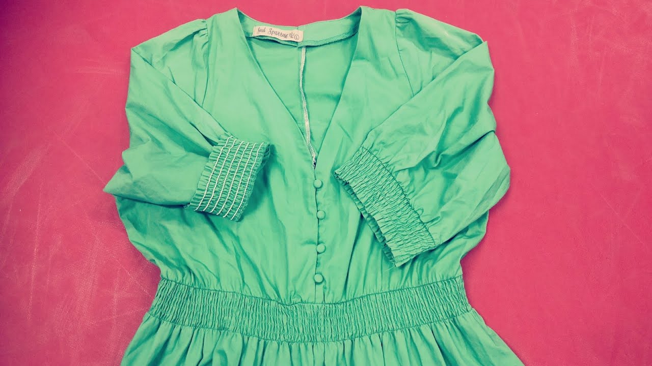 How to replace worn shirring elastic/ Shirring with Elastic Thread
