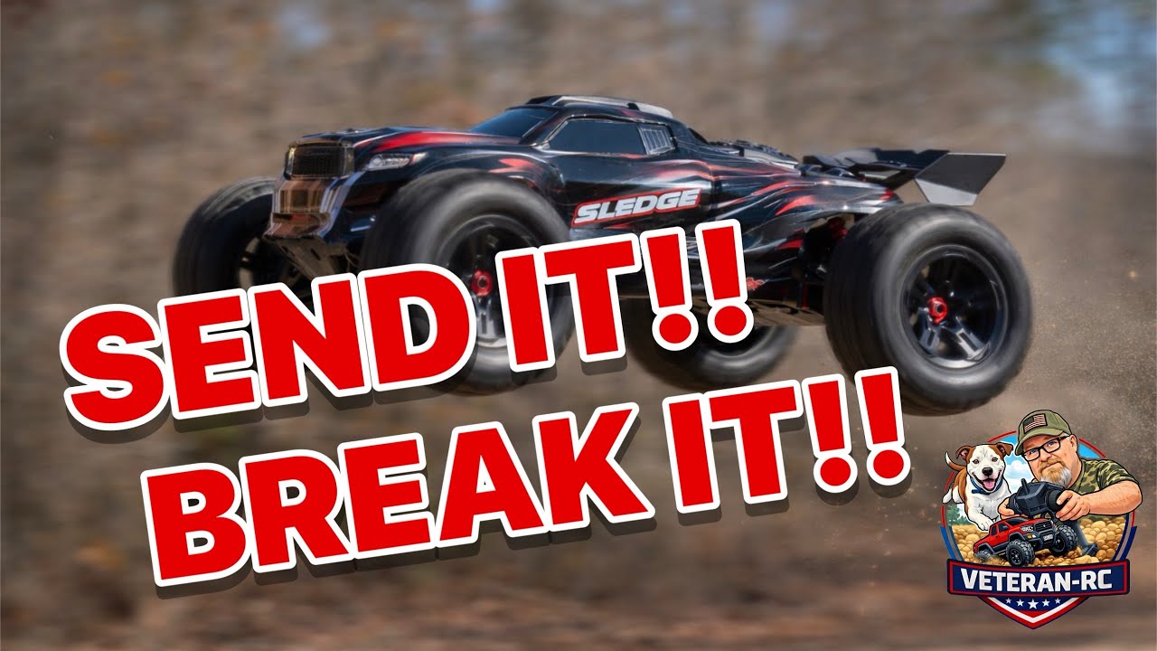 Jump. Break. Fix. Repeat. | Traxxas Sledge Cold Weather Test