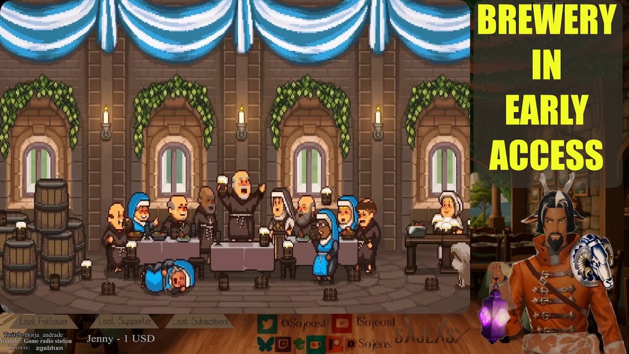 Vtuber trailer reaction to Ale Abbey - Early Access Release Date Trailer