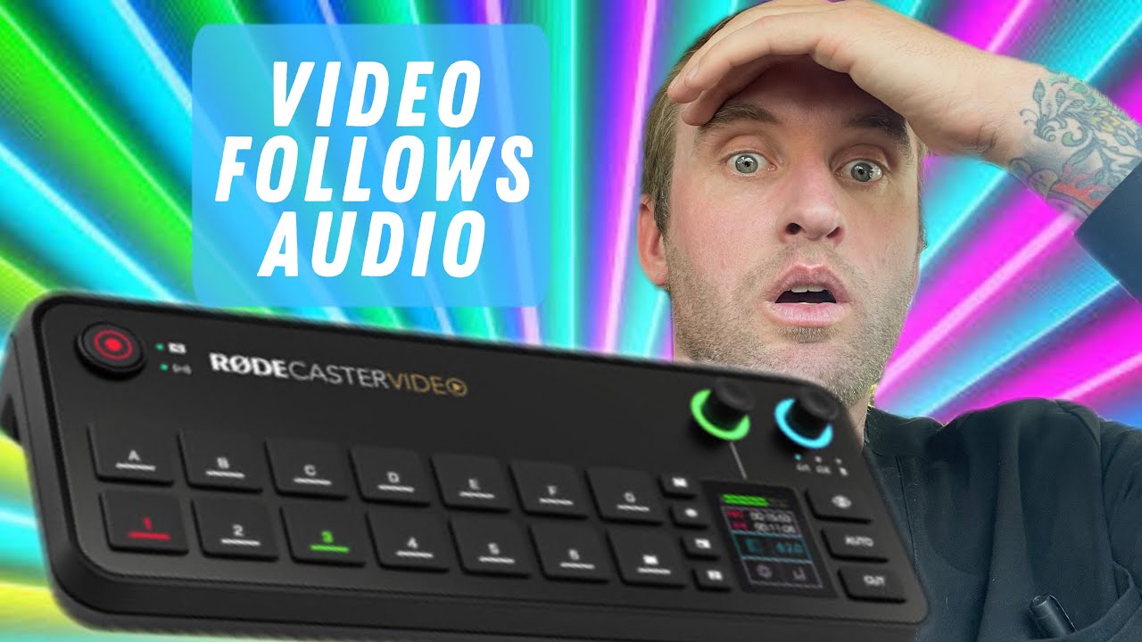 Video Follows Audio Feature of the Rodecaster Video Is Epic. Let’s go!