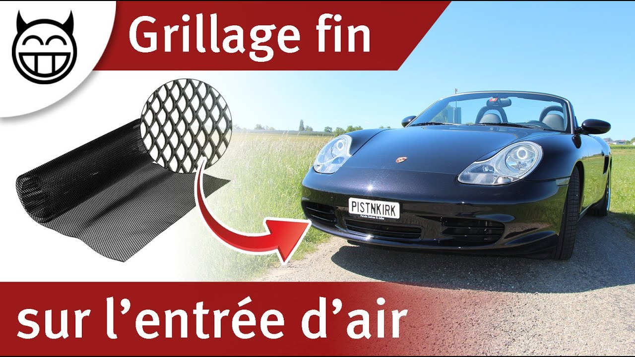 🛠 Grilles fines de pare-chocs avant – Tuto Boxster 986