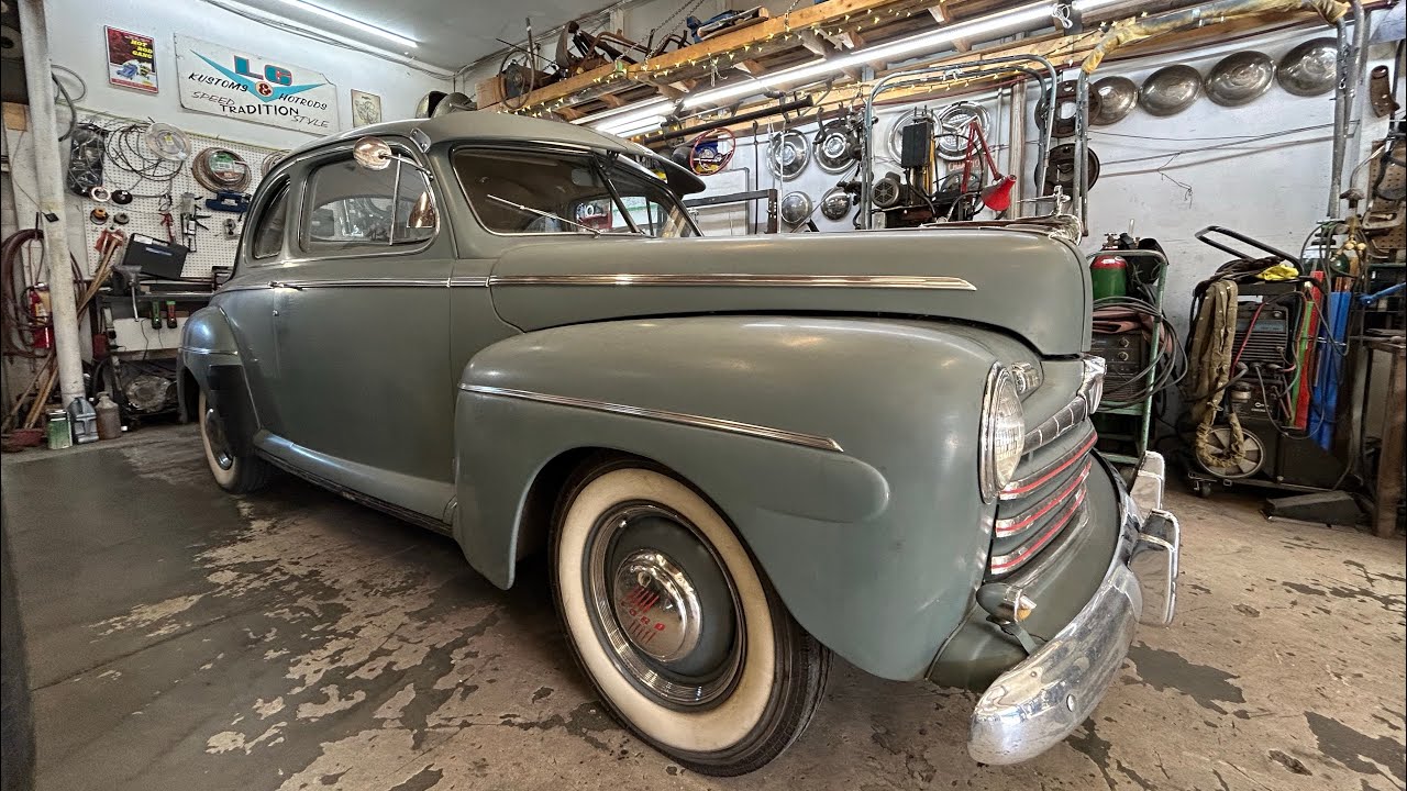 Подготовка к модернизации подвески Ford Coupe 1946 года