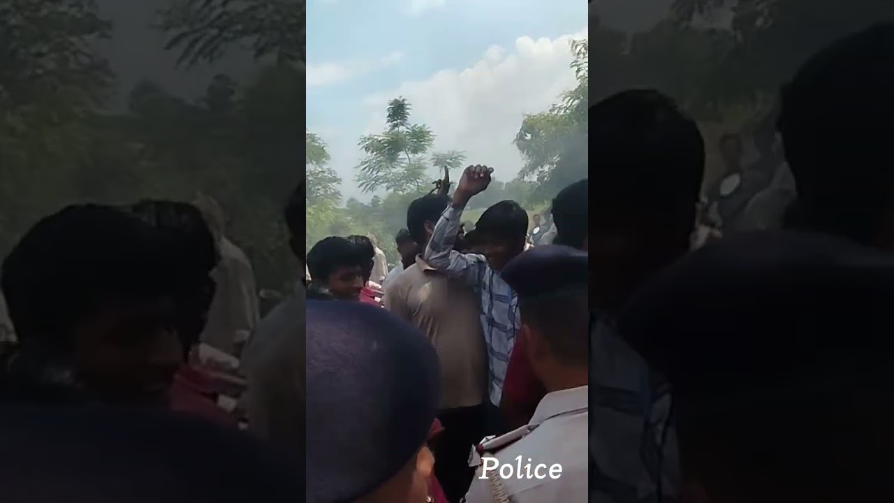 police gali dete hue 