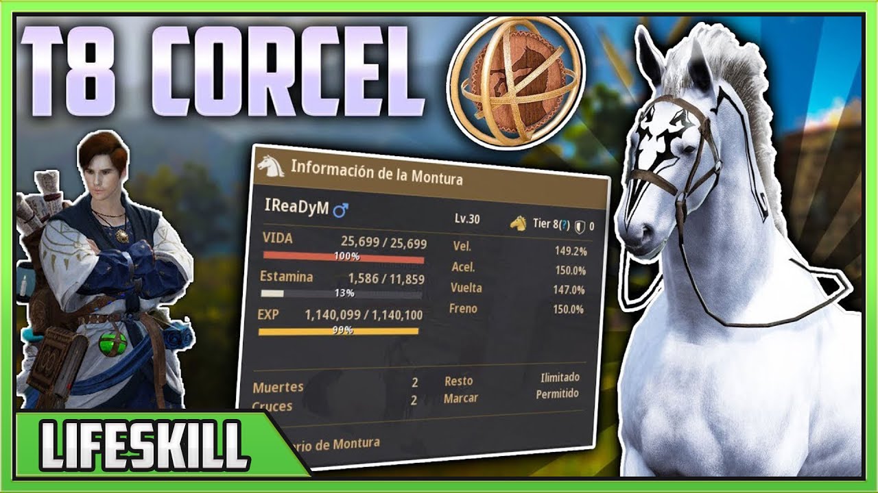 COMO CONSEGUIR UN CABALLO TIER 8 CORCEL (SIRVE 2024)