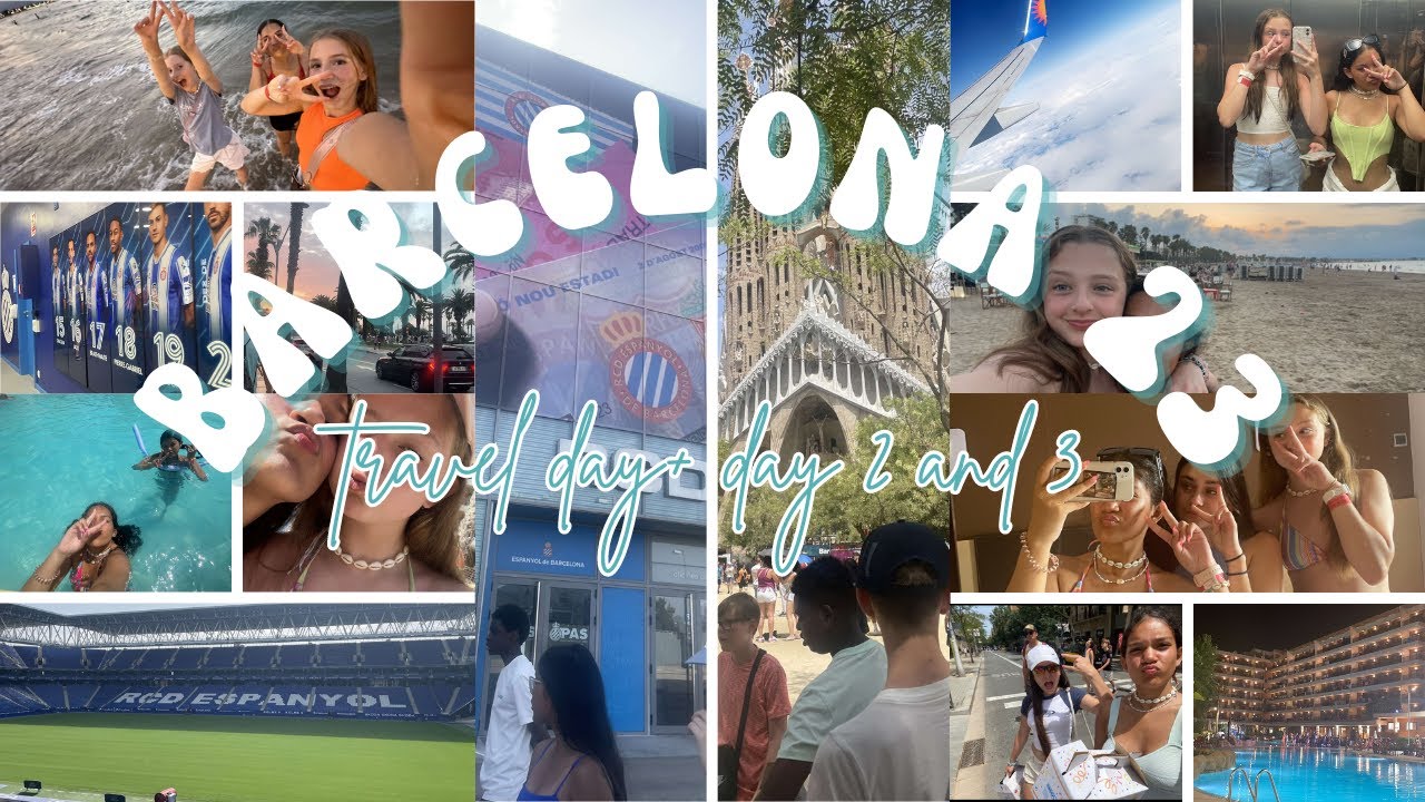 BARCELONA VLOG!! |travel day✈️☀️days 2 and 3!