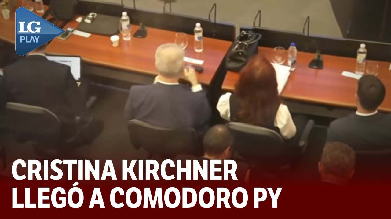 Así llegaba Cristina Kirchner a Comodoro Py por la Causa Cuadernos